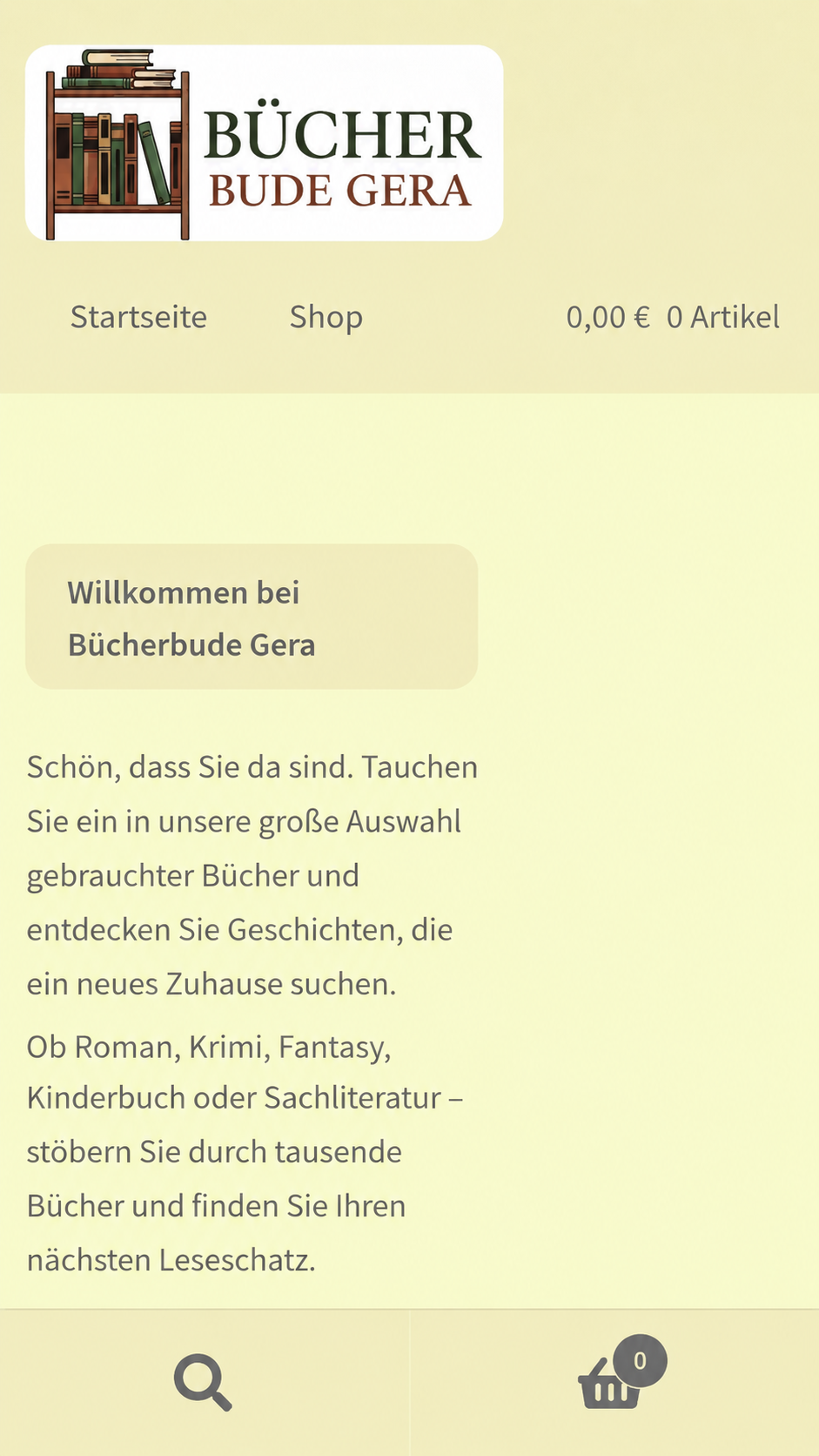 BücherBudeGera – migrierter WordPress- und WooCommerce-Shop auf neuer Hosting-Infrastruktur